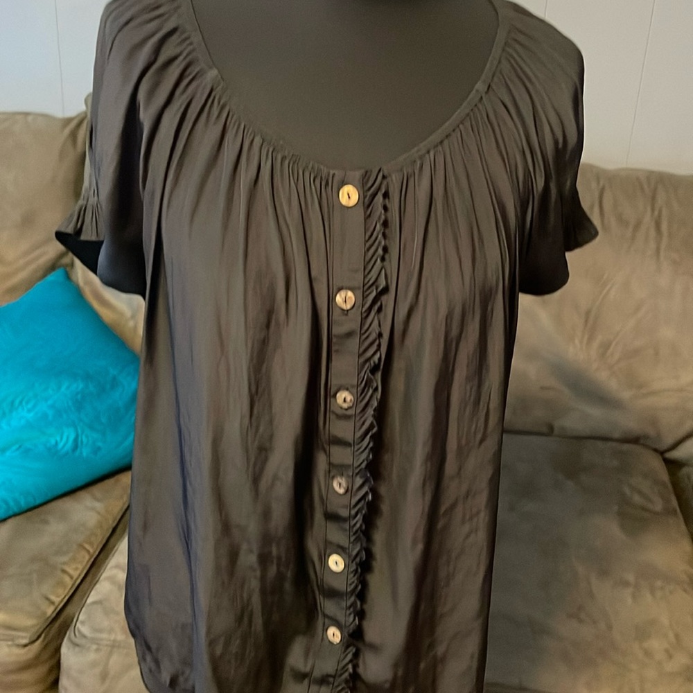 Calvin Rucker button down blouse - Picture 1 of 3